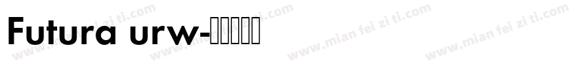 Futura urw字体转换